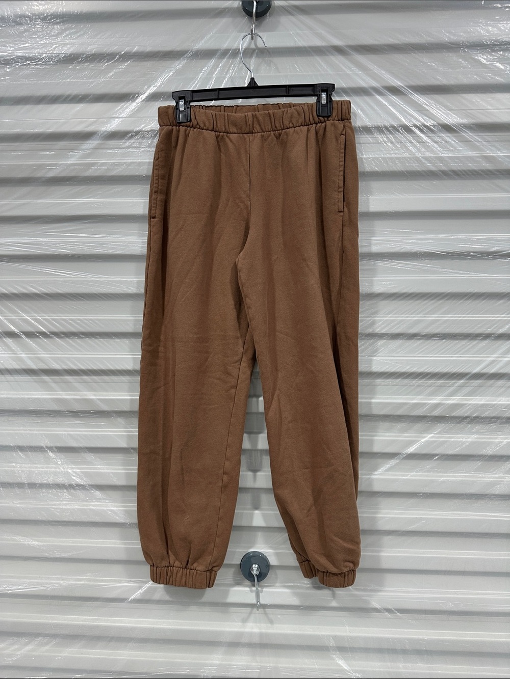 Brandy Melville Brown Elastic Cuff Sweatpants